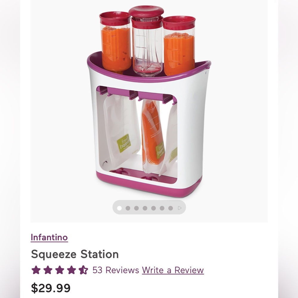 BNIB Infantino Fresh Squeeze Station